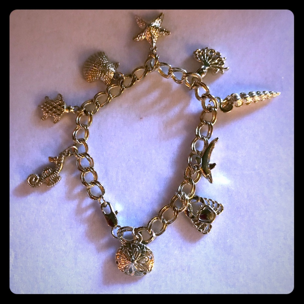💛Inch of Gold Seaside Charm Bracelet💛